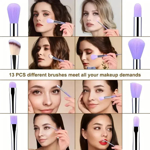  Professional 13PCS Makeup Brushes Set for Flawless Application cashymart