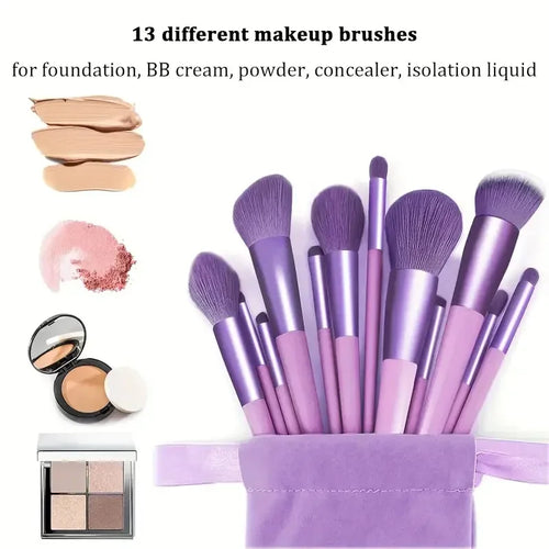  Professional 13PCS Makeup Brushes Set for Flawless Application cashymart