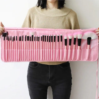  Professional Makeup Brush Set with Stylish Carry Case cashymart