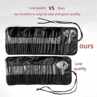  Professional Makeup Brush Set with Stylish Carry Case cashymart