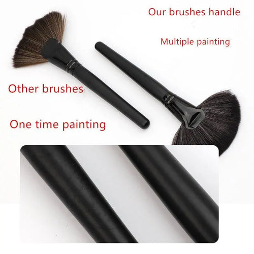  Professional Makeup Brush Set with Stylish Carry Case cashymart
