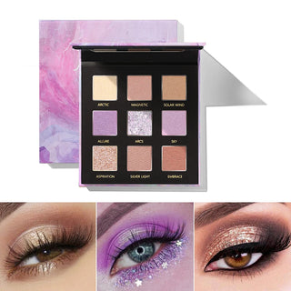  Pudaier Eyeshadow Palette Long Lasting Glitter cashymart
