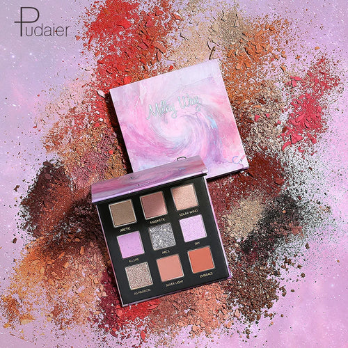 Pudaier Eyeshadow Palette Long Lasting Glitter cashymart