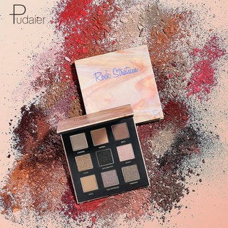  Pudaier Eyeshadow Palette Long Lasting Glitter cashymart
