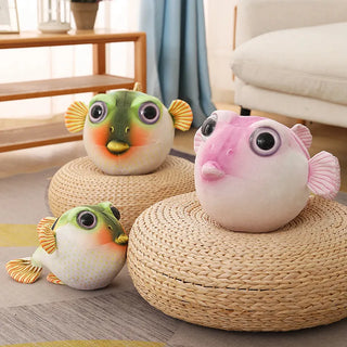  Pufferfish Plush Toy for Kids and Gifts cashymart
