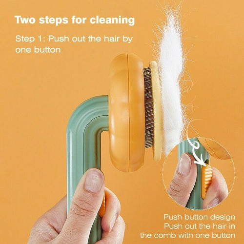  Pumpkin Design Needle Comb for Dog and Cat Grooming cashymart