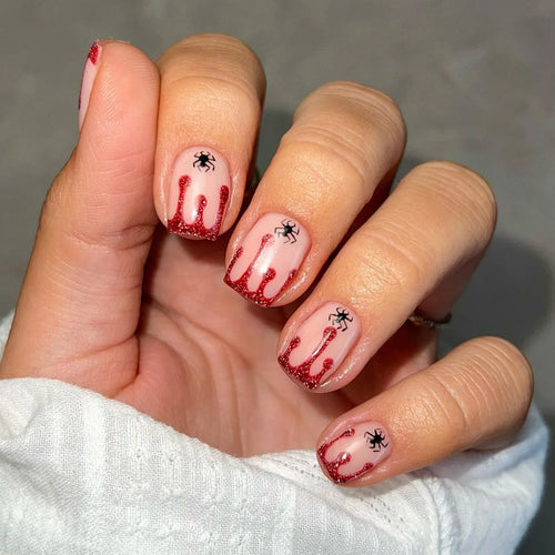  Pumpkin & Ghost Press-On Nails cashymart
