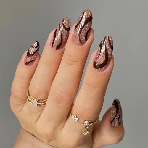  Punk Snake Stiletto Nail Art Set cashymart