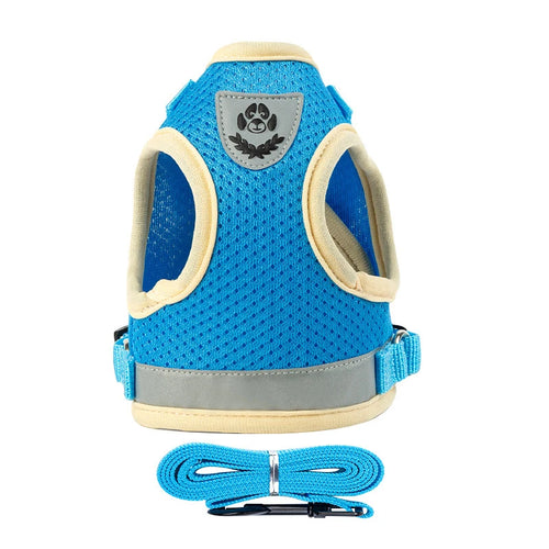  Puppy Harness and Leash Set for Small Dogs cashymart