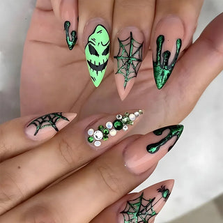  Purple Almond Press-On Nails cashymart