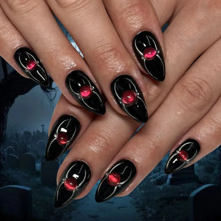  Purple Almond Press-On Nails cashymart