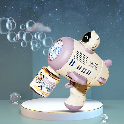  Purple Bubble Machine for Children Automatic Bazooka Bubble cashymart