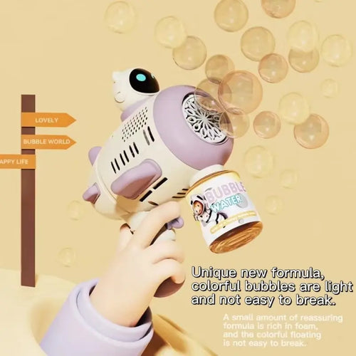  Purple Bubble Machine for Children Automatic Bazooka Bubble cashymart