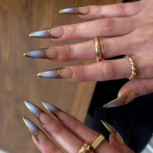  Qsezeny Glam Butterfly Press-On Nails cashymart