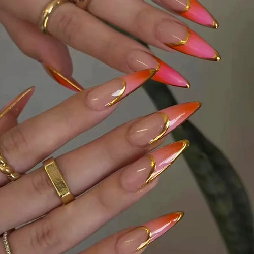  Qsezeny Glam Butterfly Press-On Nails cashymart