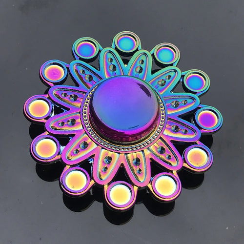  Rainbow Fidget Metal Spinner High Speed Stress Relief cashymart