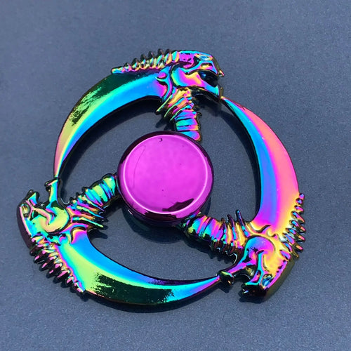  Rainbow Fidget Metal Spinner High Speed Stress Relief cashymart