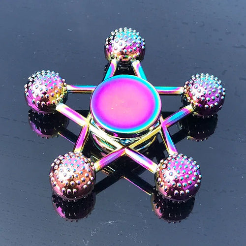  Rainbow Fidget Metal Spinner High Speed Stress Relief cashymart