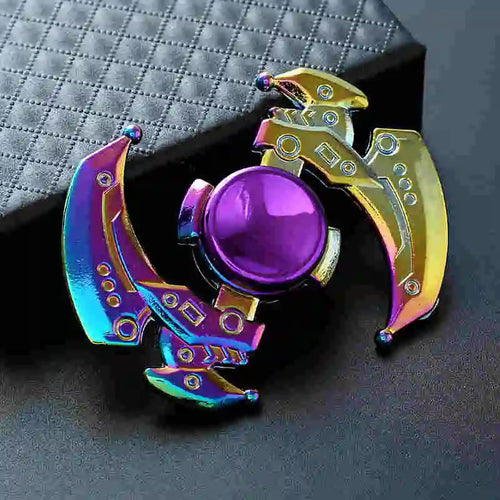  Rainbow Fidget Metal Spinner High Speed Stress Relief cashymart