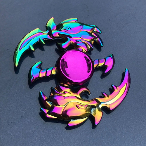  Rainbow Fidget Metal Spinner High Speed Stress Relief cashymart