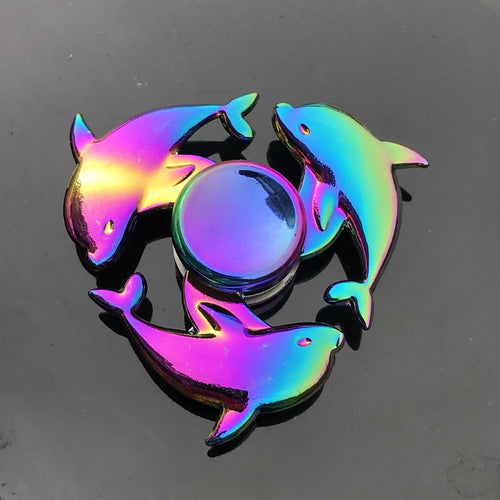  Rainbow Fidget Metal Spinner High Speed Stress Relief cashymart