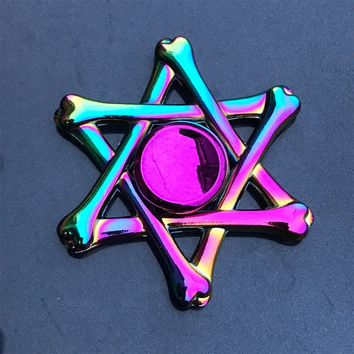  Rainbow Fidget Metal Spinner High Speed Stress Relief cashymart