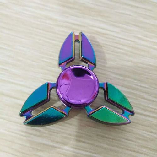  Rainbow Fidget Metal Spinner High Speed Stress Relief cashymart