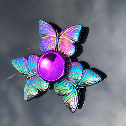  Rainbow Fidget Metal Spinner High Speed Stress Relief cashymart