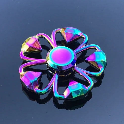  Rainbow Fidget Metal Spinner High Speed Stress Relief cashymart