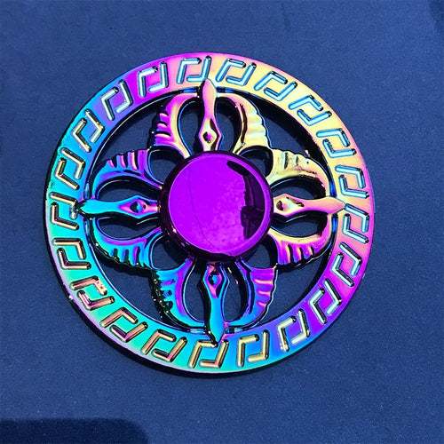  Rainbow Fidget Metal Spinner High Speed Stress Relief cashymart