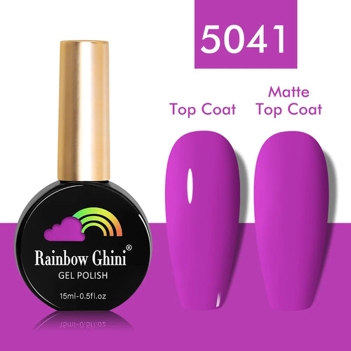  Rainbow Ghini 15ml Neon Gel Nail Polish cashymart