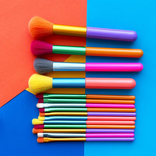  Rainbow Makeup Brush Set cashymart