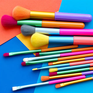  Rainbow Makeup Brush Set cashymart