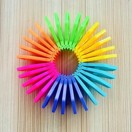  Rainbow Stacking Toy Puzzle Building Block cashymart