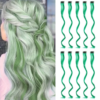  Rainbow Synthetic Hair Extensions Clip In cashymart