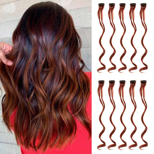  Rainbow Synthetic Hair Extensions Clip In cashymart