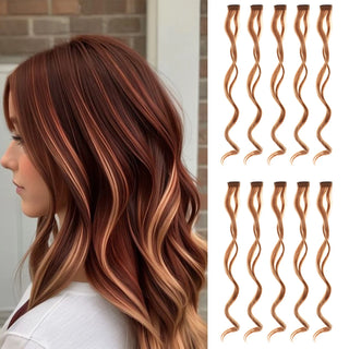  Rainbow Synthetic Hair Extensions Clip In cashymart