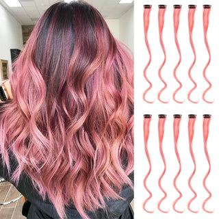  Rainbow Synthetic Hair Extensions Clip In cashymart