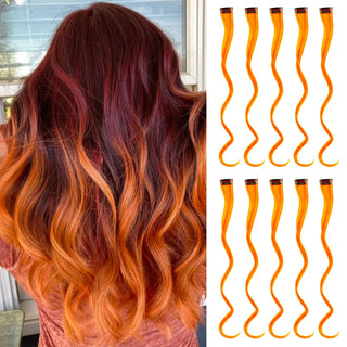  Rainbow Synthetic Hair Extensions Clip In cashymart