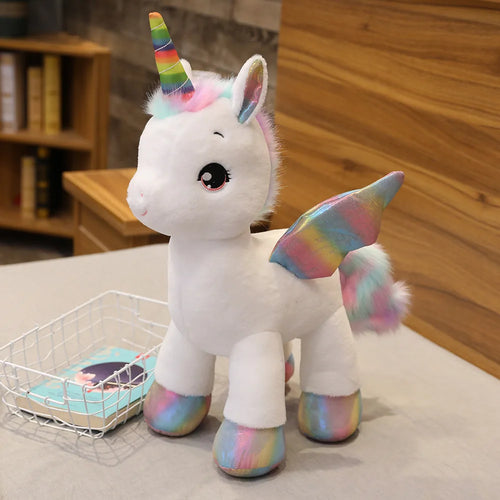  Rainbow Unicorn Plush Toy cashymart