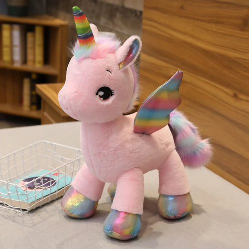  Rainbow Unicorn Plush Toy cashymart