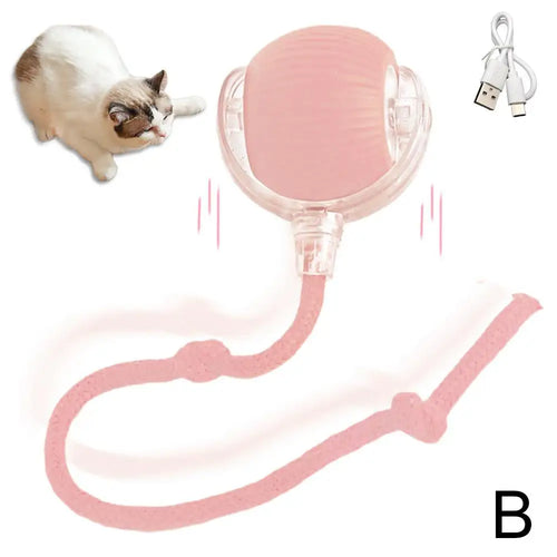  Rechargeable Smart Cat Toy Ball cashymart