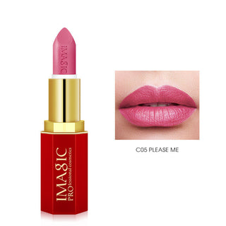 Red Matte Tube Lipstick Balm Long Lasting cashymart