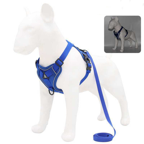  Reflective Vest-Style Harness for Small to Medium Dogs cashymart