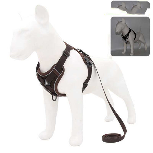  Reflective Vest-Style Harness for Small to Medium Dogs cashymart