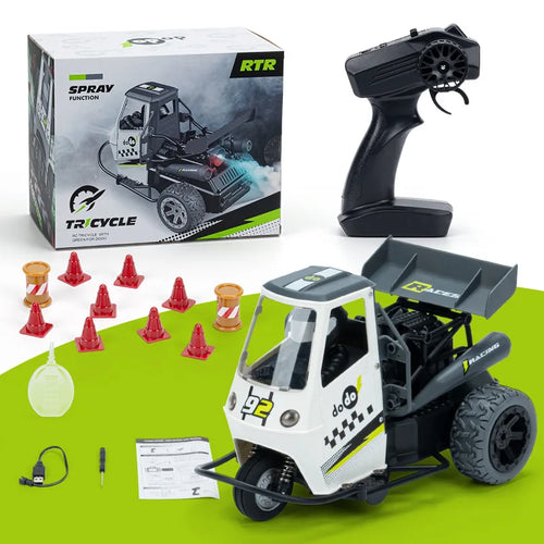  Remote Control 3-Wheel Drift Motorcycle Car - Fun Gift for Kids cashymart