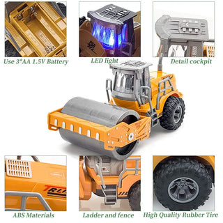  Remote Control Metal Bulldozer Truck - Perfect Gift for Boys cashymart