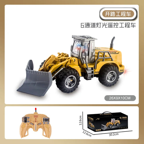  Remote Control Metal Bulldozer Truck - Perfect Gift for Boys cashymart