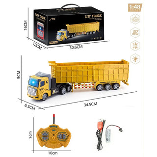  Remote Control Metal Bulldozer Truck - Perfect Gift for Boys cashymart