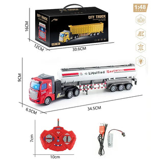  Remote Control Metal Bulldozer Truck - Perfect Gift for Boys cashymart